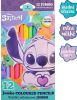 Pastelky trojhrann Jumbo, Stitch Pastel, 12 bar. 