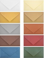 Oblky na vizitku 58x100mm metalick, mix - zvtit obrzek