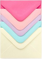 Oblka 70x100mm 110g hladk, PASTEL, mix - zvtit obrzek