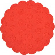 Rozetka 9cm erven, re 20ks