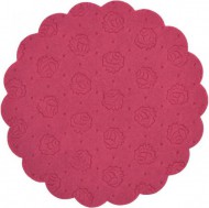 Rozetka 9cm Bordo, re 20ks