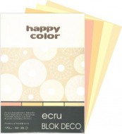 Barevn papr A4 170g 5 odstn okrov