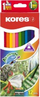 Pastelky akvarelov KORES 12barev+ttec+oezvtko