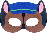 Maska PAW PATROL Chase - �ern�, fleece
