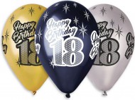 Nafukovac� bal�nky 6ks Happy B�day 18