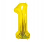 Nafukovac� bal�nek ��slice 1 Gold, f�lie 85cm BaC