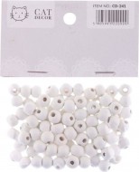 Korlky 8mm, 109ks devn, WHITE - zvtit obrzek