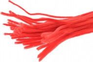 Chlupat� dr�tky �erven� 6mm/30cm,40ks - zv�t�it obr�zek