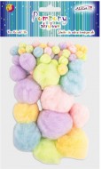 Bambulky plyov 60ks PASTEL mix, rzn velikosti - zvtit obrzek