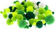 Bambulky plyov GREEN mix barev a velikost, 18g - zvtit obrzek
