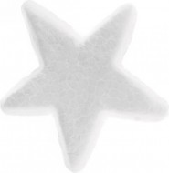 Polystyrenov hvzdiky 10ks 7x6,5cm, bl