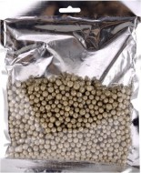 Polystyrenov kuliky GLITTER zlat, 8mm, 40g