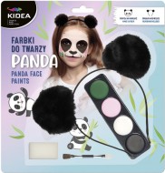 Barvy na obliej Kidea Panda, 4barvy s doplky - zvtit obrzek