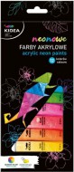 Barvy akrylov Kidea 12ml, 12 barev Neon - zvtit obrzek