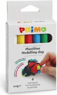 Plastelna PRIMO, sada 6 x 18g, mix barev, paprov obal - zvtit obrzek