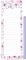 Magnetick blok s tukou 7,5 x 24 cm mix 2