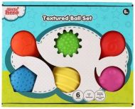 Sada gumov�ch m��k� 6ks s texturou 6cm  - zv�t�it obr�zek