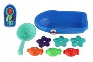 Sada do vany plast lodi�ka, s�tko s mo�sk�mi zv���tky