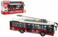 Autobus/trolejbus plastov� 28cm na setrva�n�k se sv�tlem se zvukem  - zv�t�it obr�zek