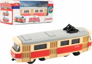 Tramvaj Tatra T3 esk kovov retro 8cm v krabice 10,5x5x5cm - zvtit obrzek