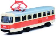 Tramvaj Tatra T3 �esk� kovov� 16cm retro v krabi�ce 20x8x6cm, CZ design - zv�t�it obr�zek