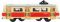 Tramvaj Tatra T3 esk kovov retro 8cm v krabice