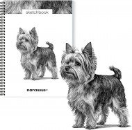 Skicovac� notes A4 SP 60l �ist� PES Yorkshire Terrier