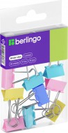 Kancelsk klipy 19 mm Berlingo - pastelov mix - zvtit obrzek