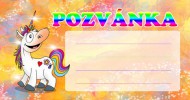 Pozv�nka Jednoro�ec 10ks