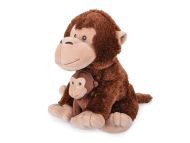  Opice ply�ov� 25 cm - sed�c� s ml�d�tem 