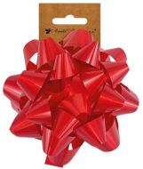 Rozeta d�rkov� samolepic� �erven� 13 x 7 x 13 cm