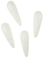 Dlky z polystyrenu mrkve 8 cm, 4 ks v sku