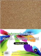 Zlat tpytiv pnovka - 10 ks, Rose gold, A4 - cca 2 mm 