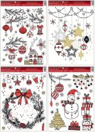 Okenn flie barevn Vnoce 3042 cm, 4druhy