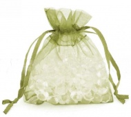 Drkov sek organza mal olivov - zvtit obrzek