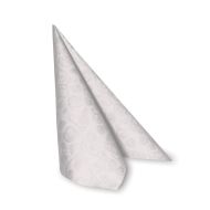 ubrousky 40x40/50ks b�l� kv�tinov� dekor 89200