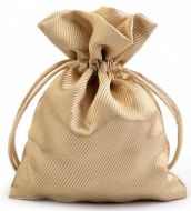 Drkov pytlk 9,5x13 cm satnov, zlat - zvtit obrzek