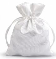 Drkov pytlk 9,5x13 cm satnov, bl - zvtit obrzek