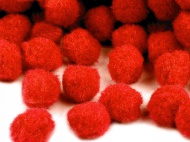 Kuliky POMPOM erven - zvtit obrzek