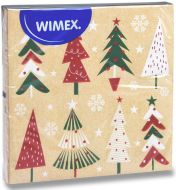 Ubrousky v�no�n� 20ks 33x33cm, 3-vrstv�, strome�ky - zv�t�it obr�zek