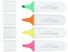 Zv�raz�ova� Centropen Highlighter style 6252 Fluo