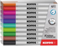 Popisova� Kores K-Marker whiteboard, tenk� hrot, 10 ks
