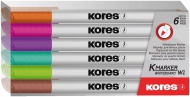 Popisova� Kores K-Marker whiteboard, tenk� hrot, 6 ks