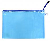 Sovan oblka se zipem,A4  modr - zvtit obrzek