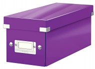 Krabice na CD Leitz Click-N-Store - purpurov