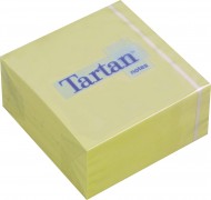 Samolepc kostka Tartan, lut, 76x76 mm, 400 lstk