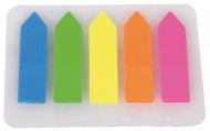 Zloky EasyStick plastikov neon, 5x25 lstk