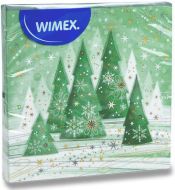 Ubrousky vnon 20ks 33x33cm, 3-vrstv, zimn les