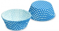 Cukrsk koky blo-modr puntk 50x30mm/40ks