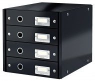 Zsuvkov box Leitz Click-N-Store 4 zsuvky - ern